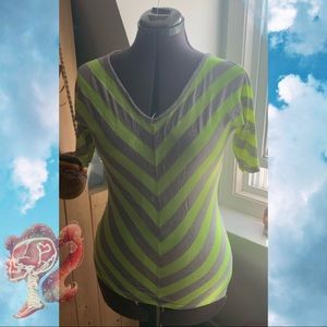 💀 Neon Striped Top